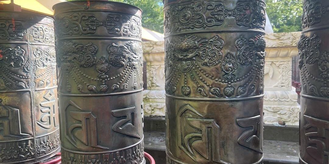 Prayer wheels at KTD